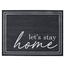 Dark Grey Fleur Doormat